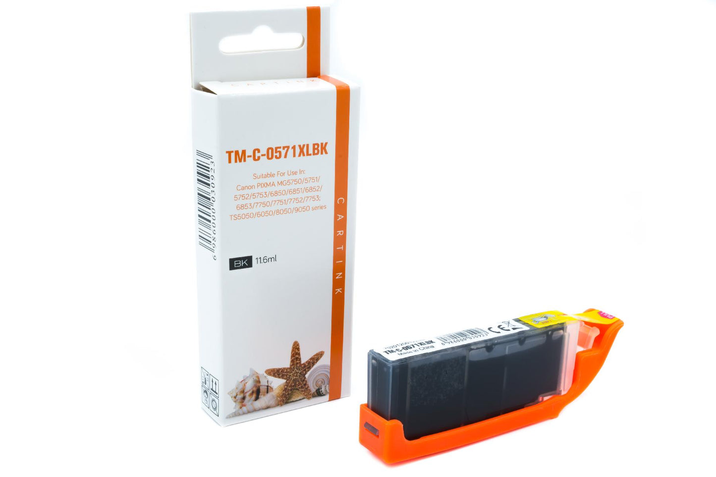 Alternative Tintenpatrone Schwarz ersetzt Canon CLI-571XL BK