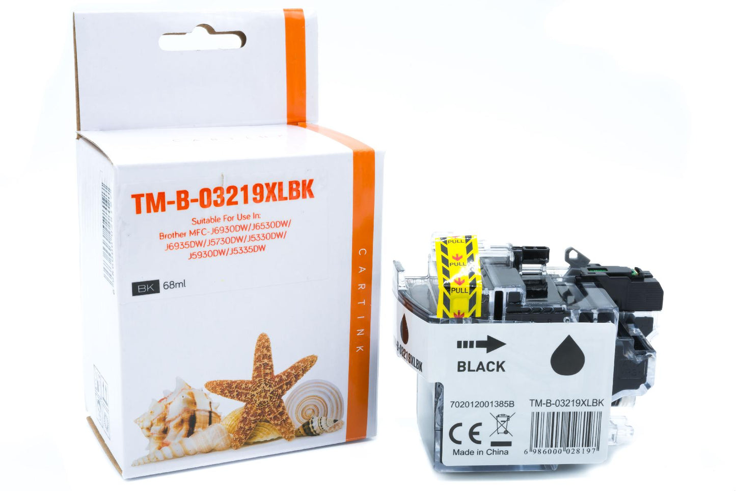 Alternative Tintenpatrone Schwarz ersetzt Brother LC-3219XL BK