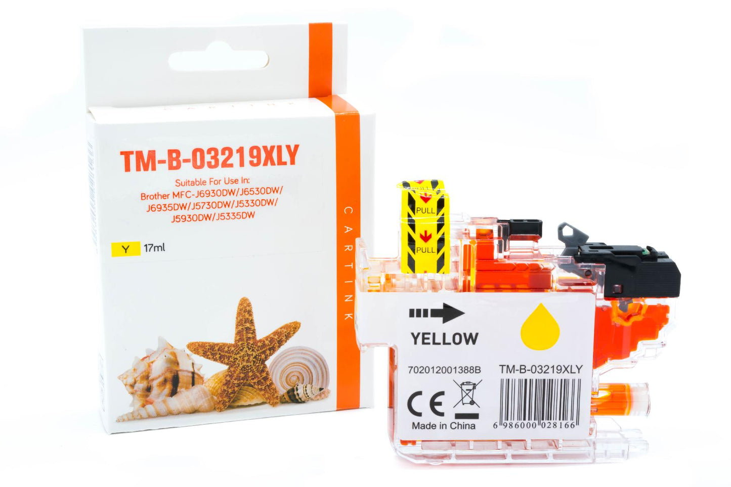 Alternative Tintenpatrone Gelb ersetzt Brother LC-3219XL Y