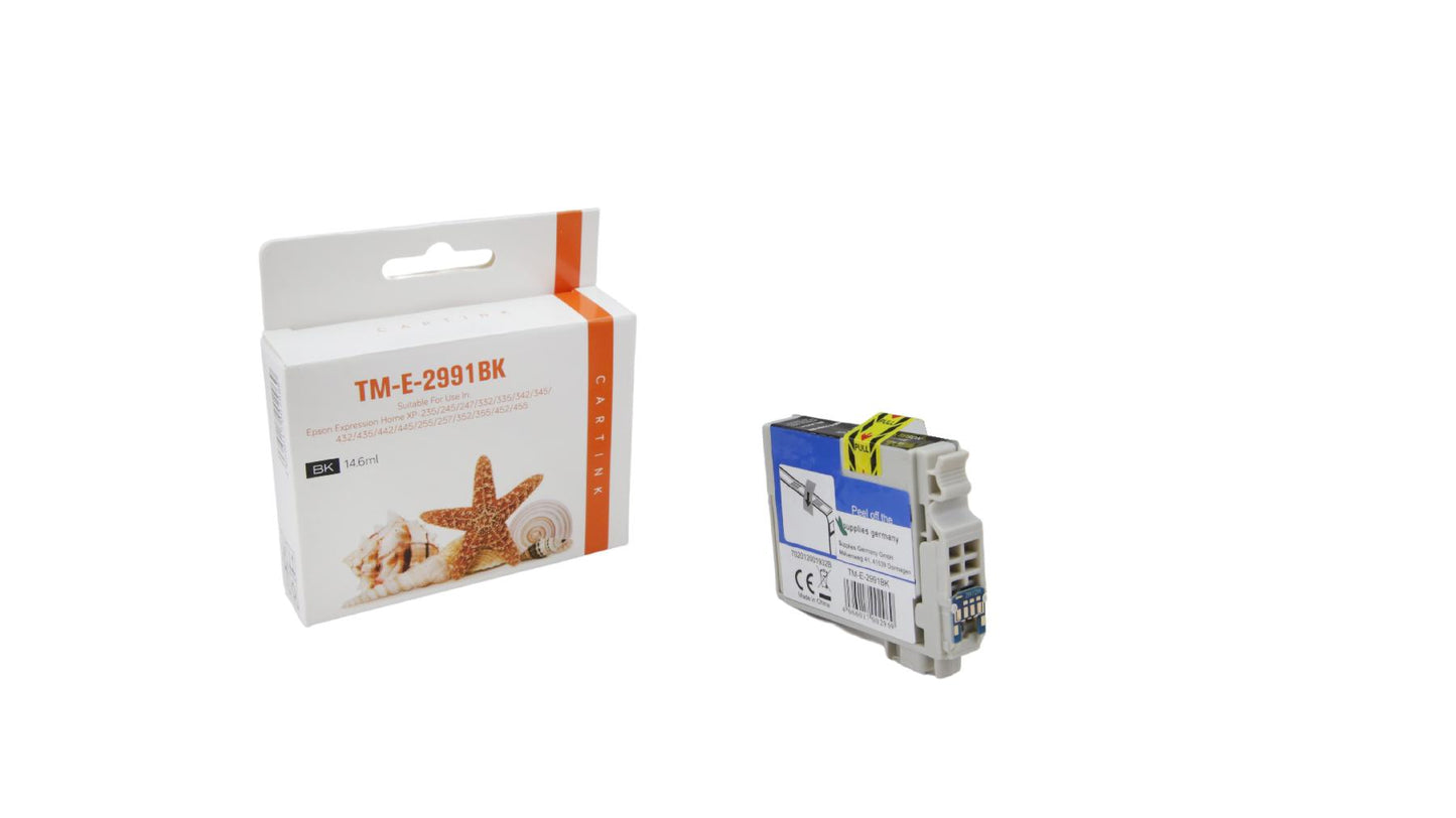 Alternative Tintenpatrone Schwarz (hohe Kapazität) ersetzt Epson T29XL BK