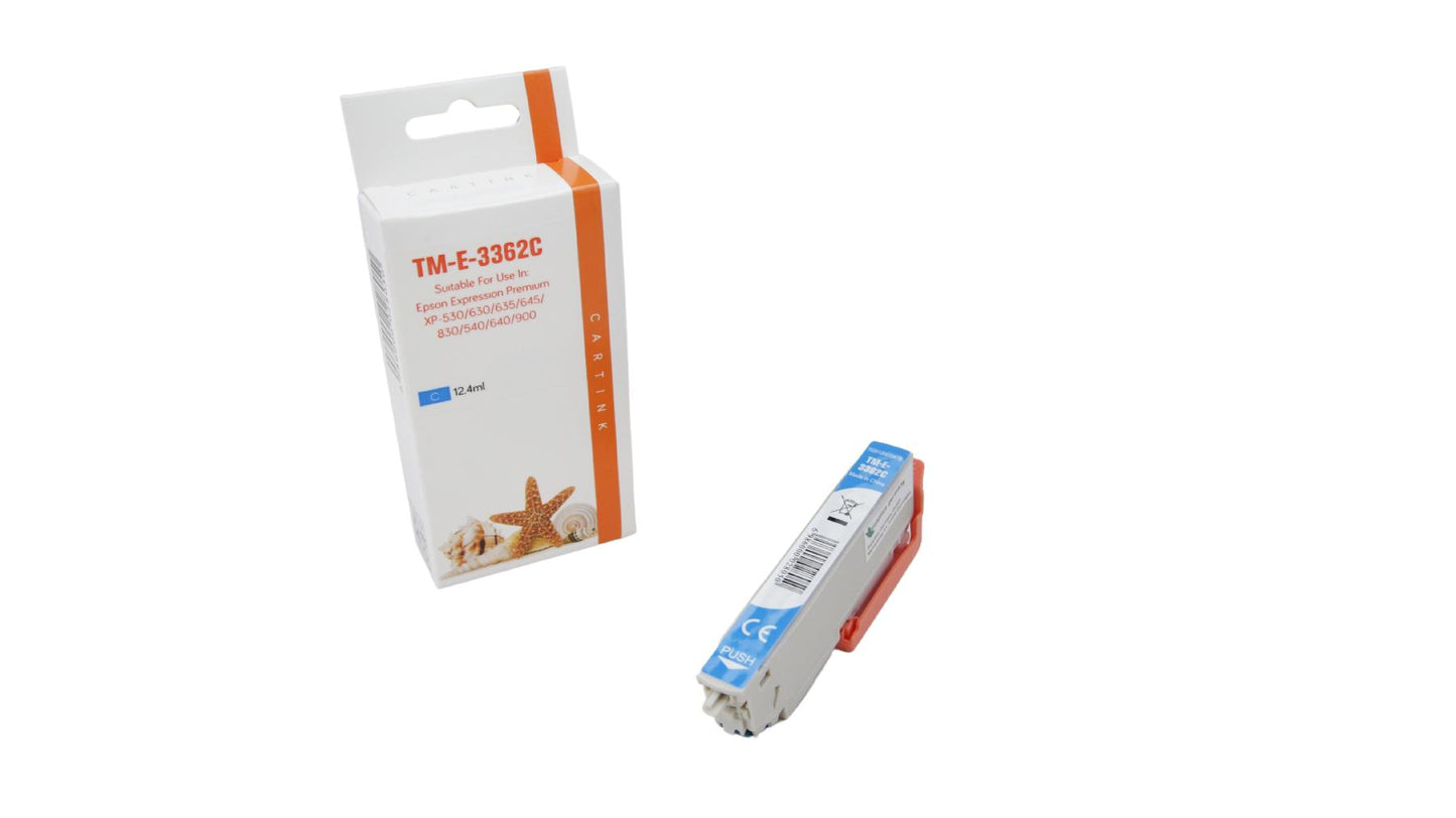 Alternative Tintenpatrone Cyan (hohe Kapazität) ersetzt Epson T33XL C