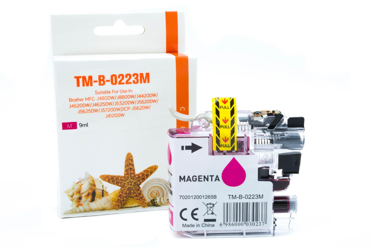 Alternative Tintenpatrone Magenta ersetzt Brother LC-223 M