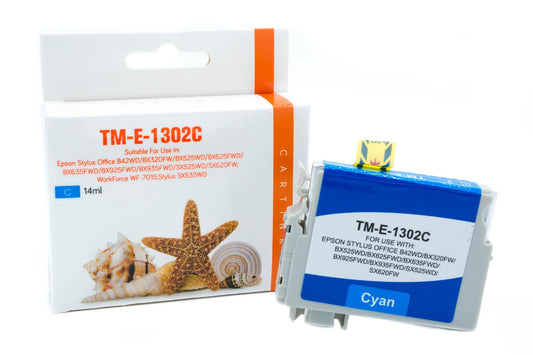 Alternative Tintenpatrone Cyan (hohe Kapazität) ersetzt Epson T1302 C