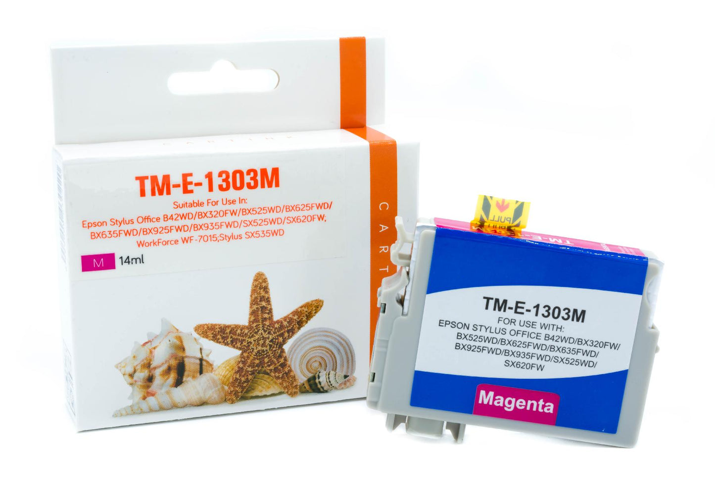 Alternative Tintenpatrone Magenta (hohe Kapazität) ersetzt Epson T1303 M